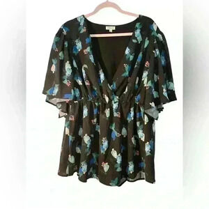 Harper & Joy Florsl Pattern Blouse